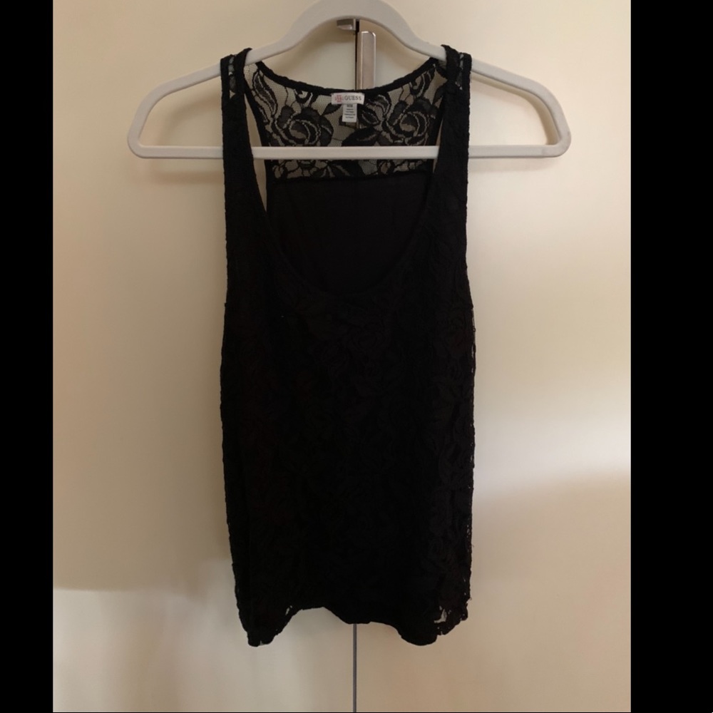 Lace tank top from Guess